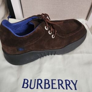 Burberry Men's Brown Suede Shoes